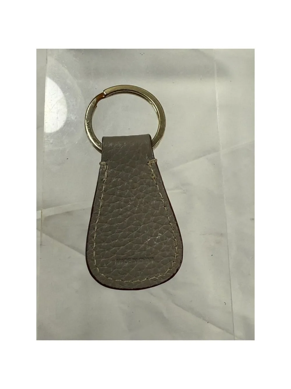 Dooney & Bourke Donegal Crest leather keychain key fob